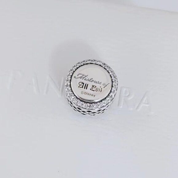 Pandora Disney Villains Charm Exclusive Charm Bead Button S925 Silver Pendant - Picture 2 of 7